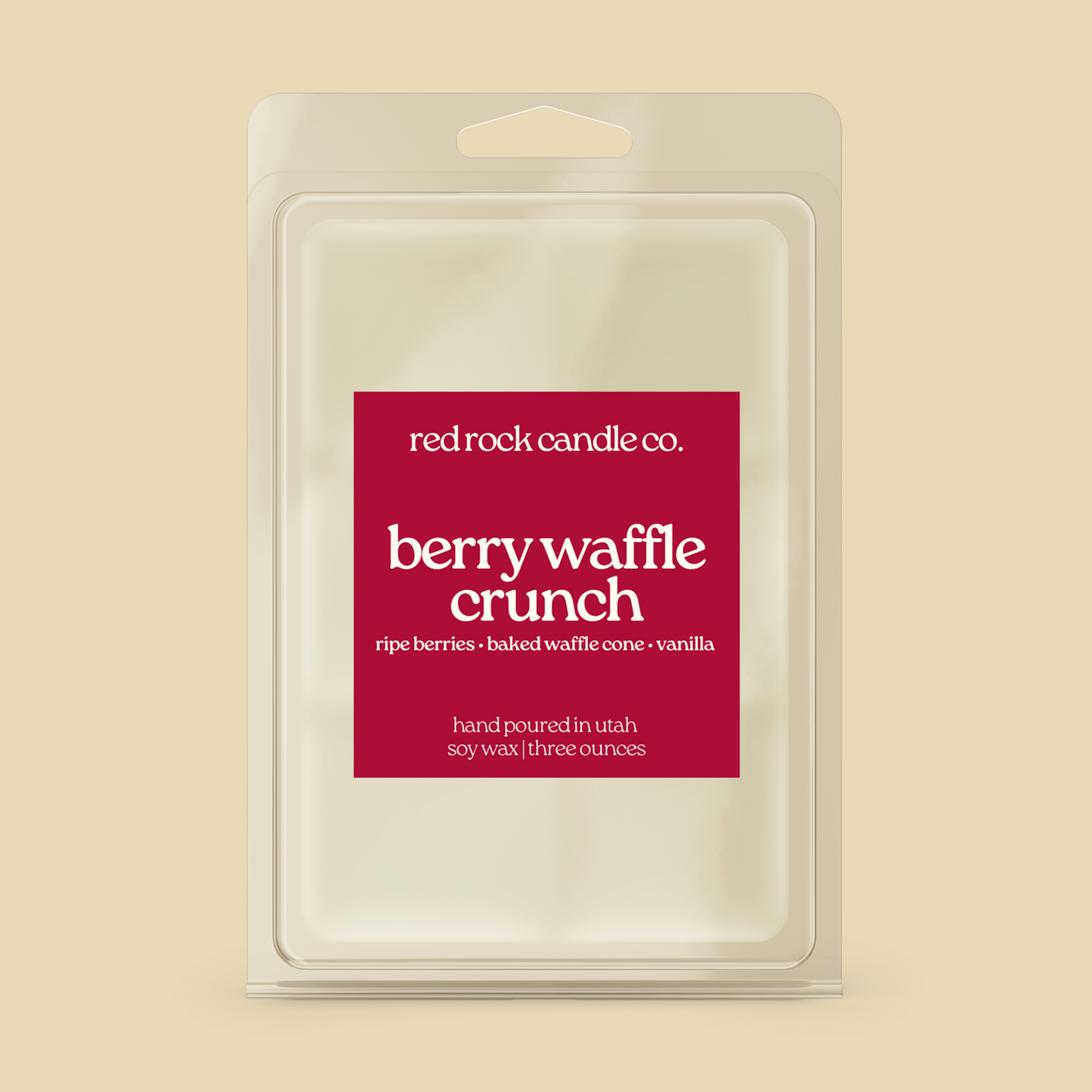 berry waffle crunch wax melts