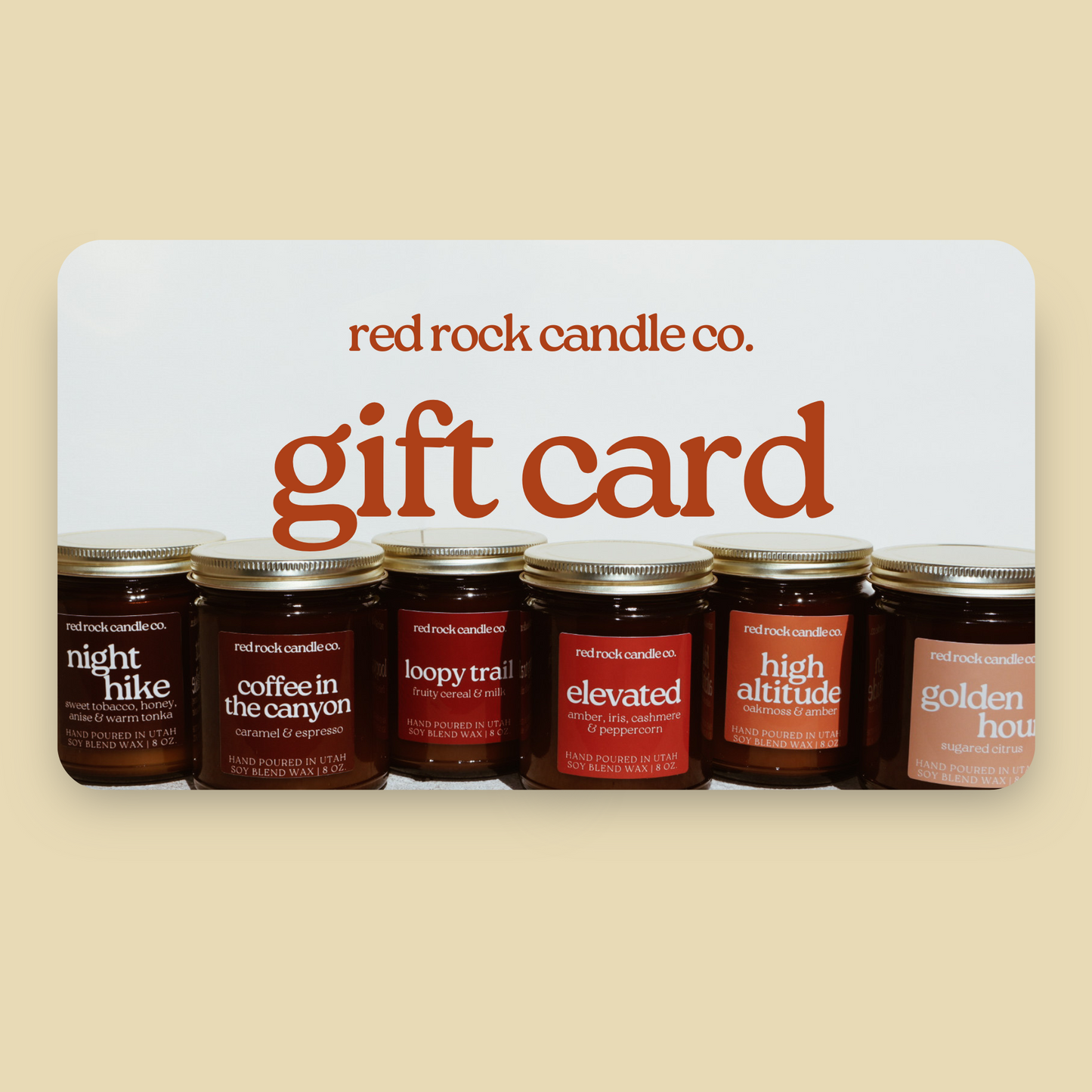 Red Rock Candle Co. eGift Card